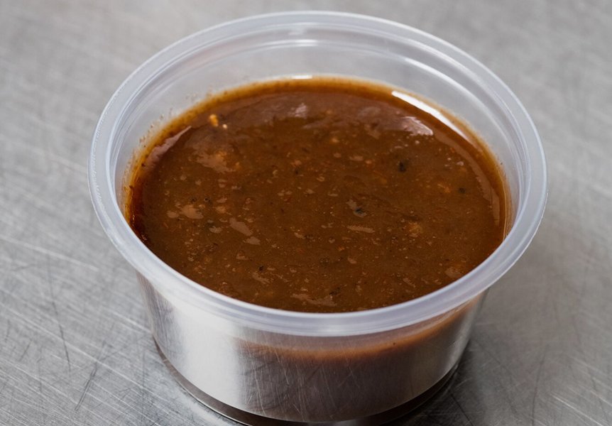 Five Guys A1 Steak Sauce topping