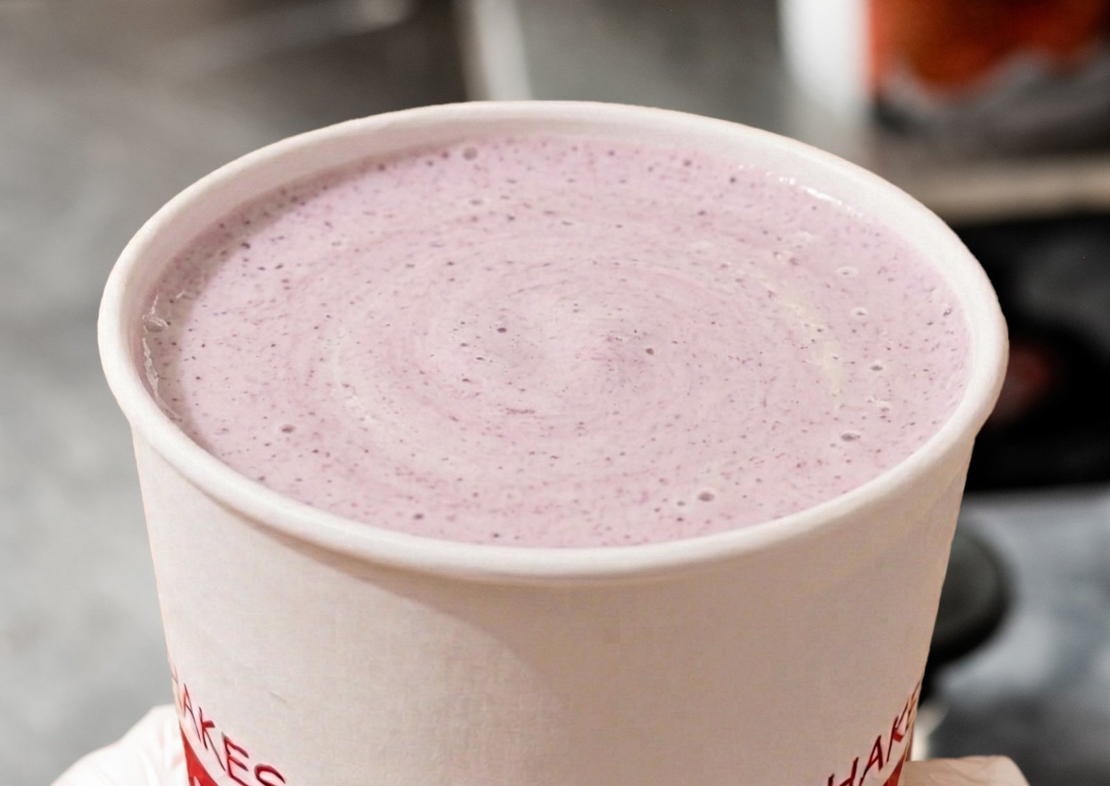 Five Guys Blackberry shake mix-in with Oregon Marion blackberries