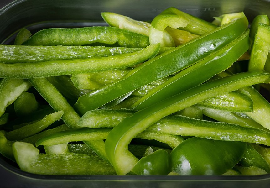 Five Guys Green Peppers thinly sliced