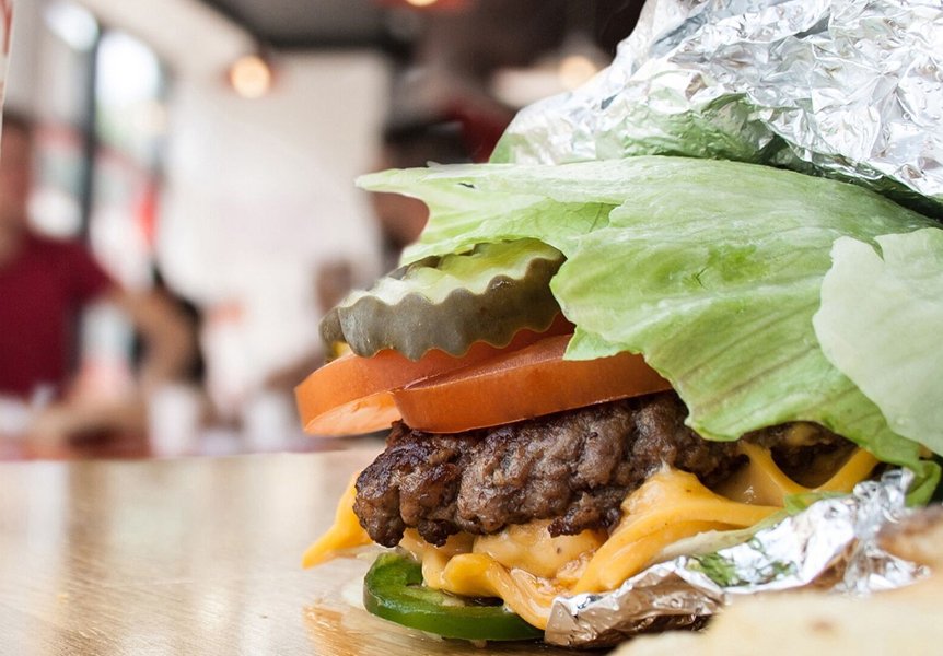 Five Guys Lettuce Wrap and Burger Bowl bunless option