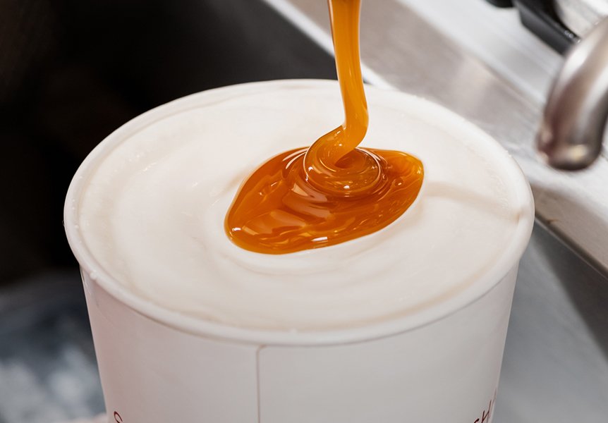 Five Guys Salted Caramel shake mix-in